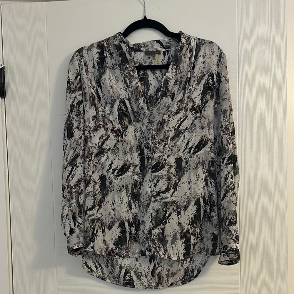 Elegant Black and White Women's Top
